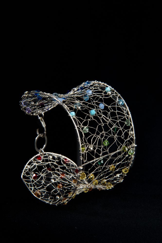 Bracciale artigianale in argento