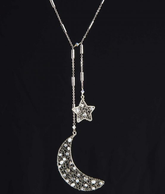 Notte – Collana con cristalli Swarovski