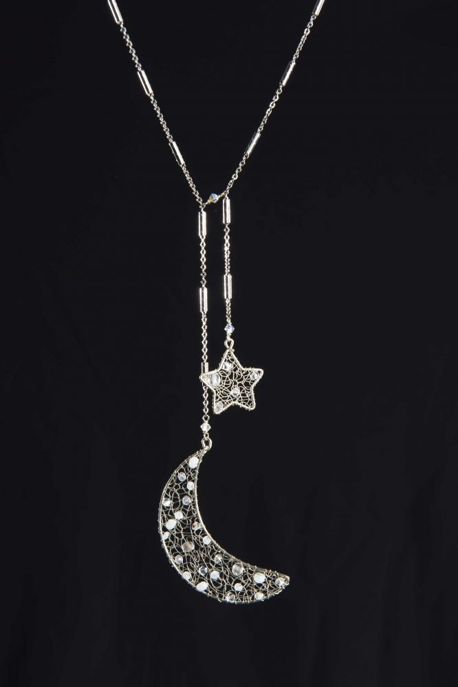Notte – Collana con cristalli Swarovski